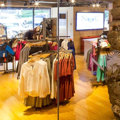 Interior of the NOC Asheville store