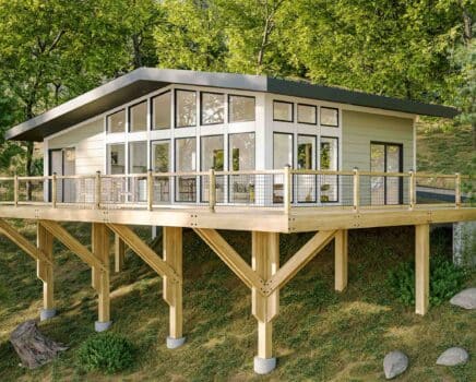 hemlock bungalow exterior.